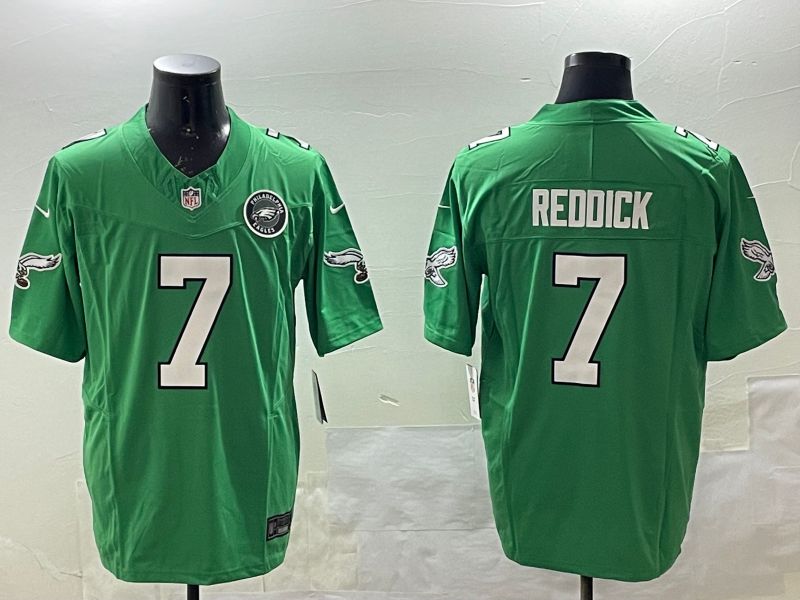Men Philadelphia Eagles #7 Reddick Green three generations 2025 Nike Vapor Limited NFL Jersey style 3->philadelphia eagles->NFL Jersey
